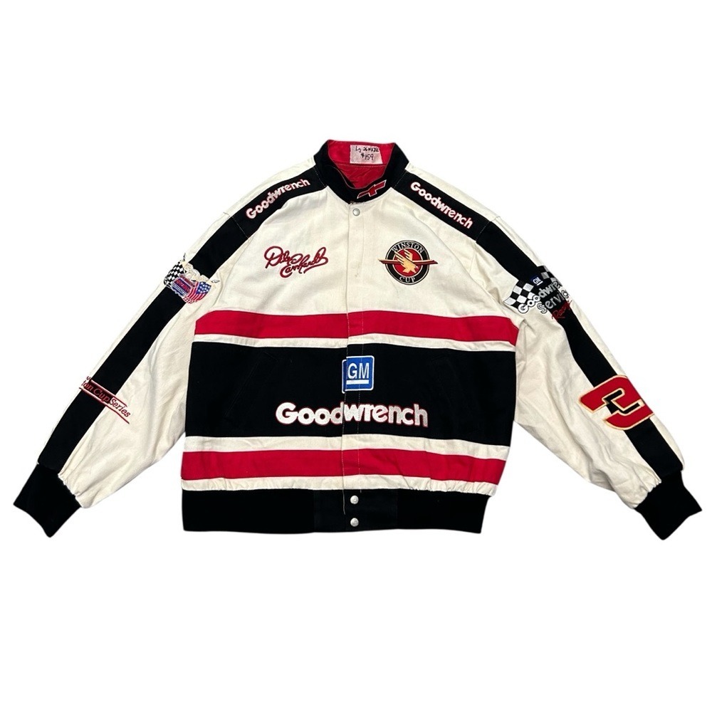 🔥🔥 Vintage DALE EARNHARDT #3 GM Goodwrench Jeff Hamilton NASCAR Racing Jacket
